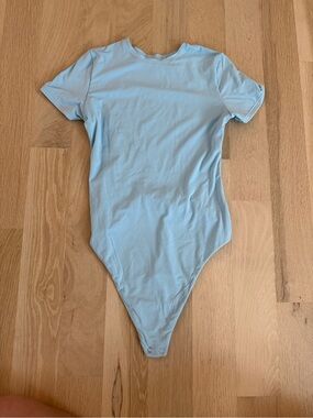 Auden Light Blue Short Sleeve Bodysuit